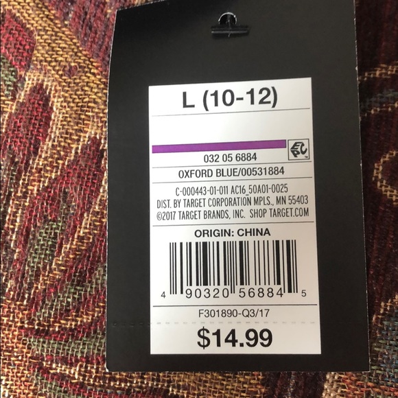 Blue open shoulder long sleeve top - Picture 2 of 3